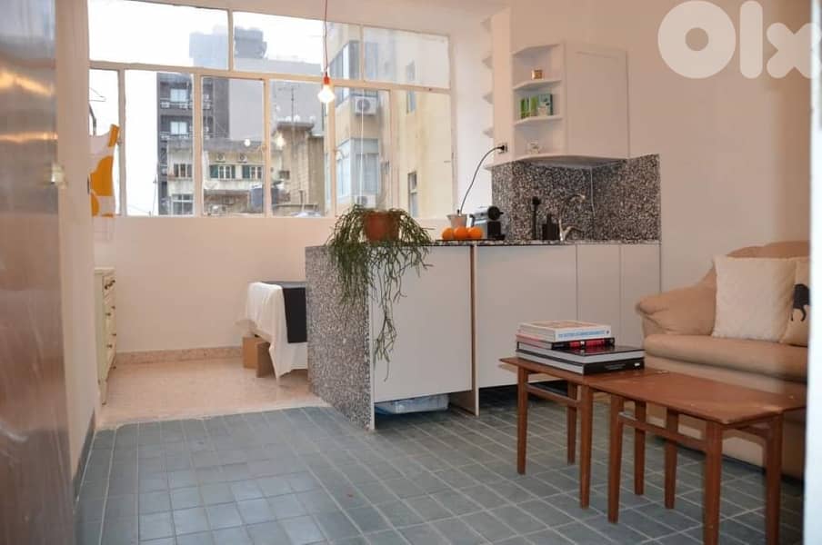 55 Sqm Studio For Rent In Achrafieh ستوديو للاجار في الاشرفية 0