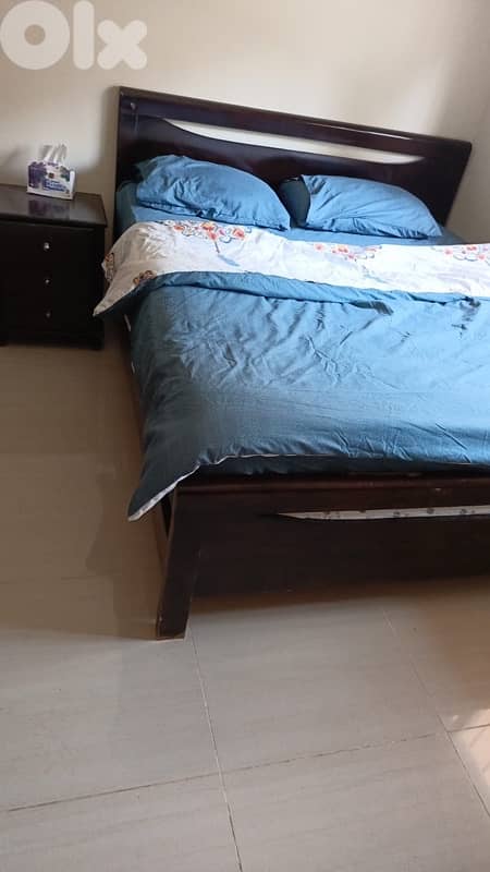 Complete Bedroom Set – Bed, Wardrobe, Dresser & Side Table 0