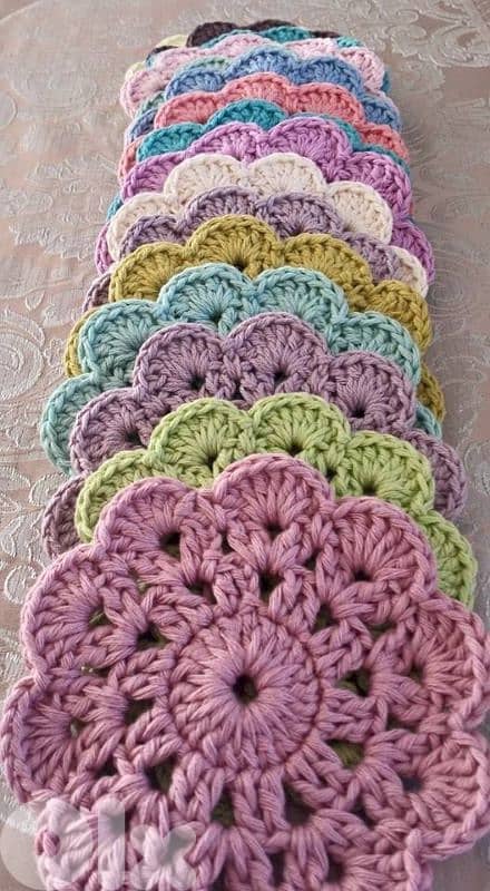 coaster , crochet mug 4