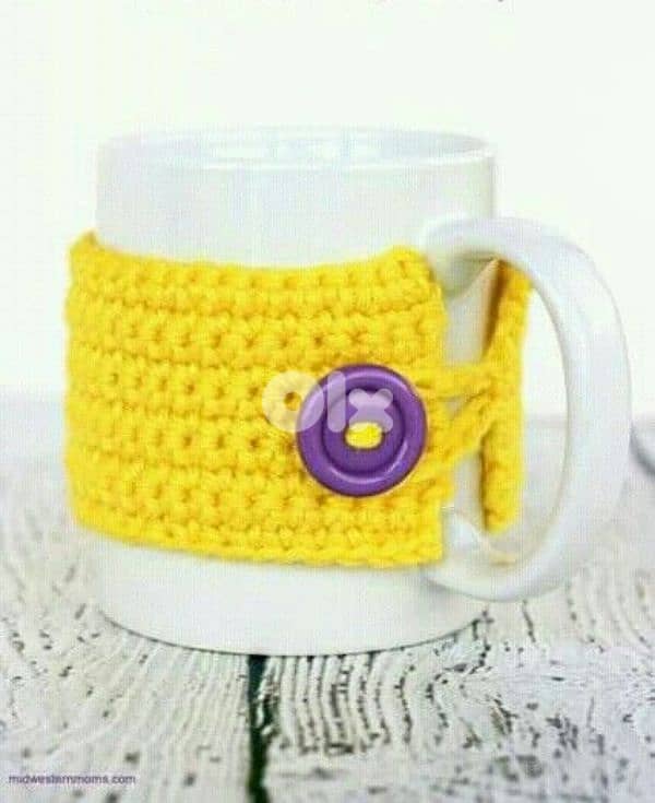coaster , crochet mug 5