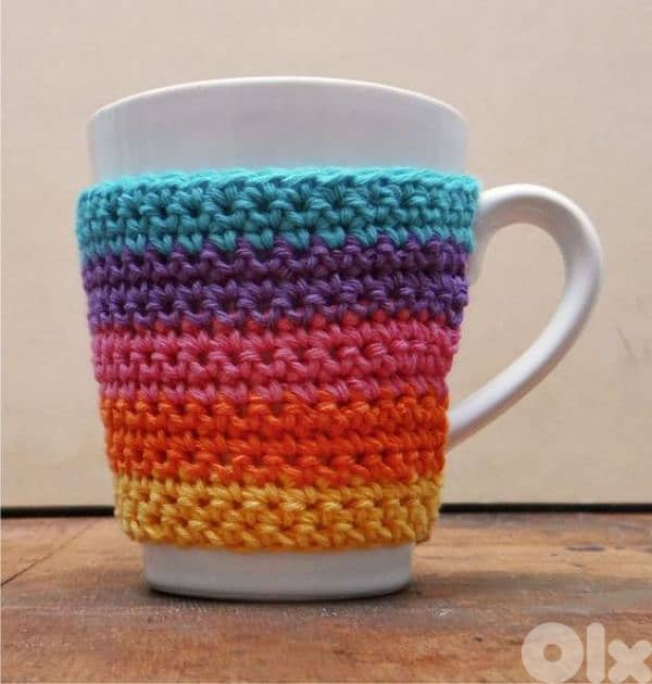 coaster , crochet mug 11
