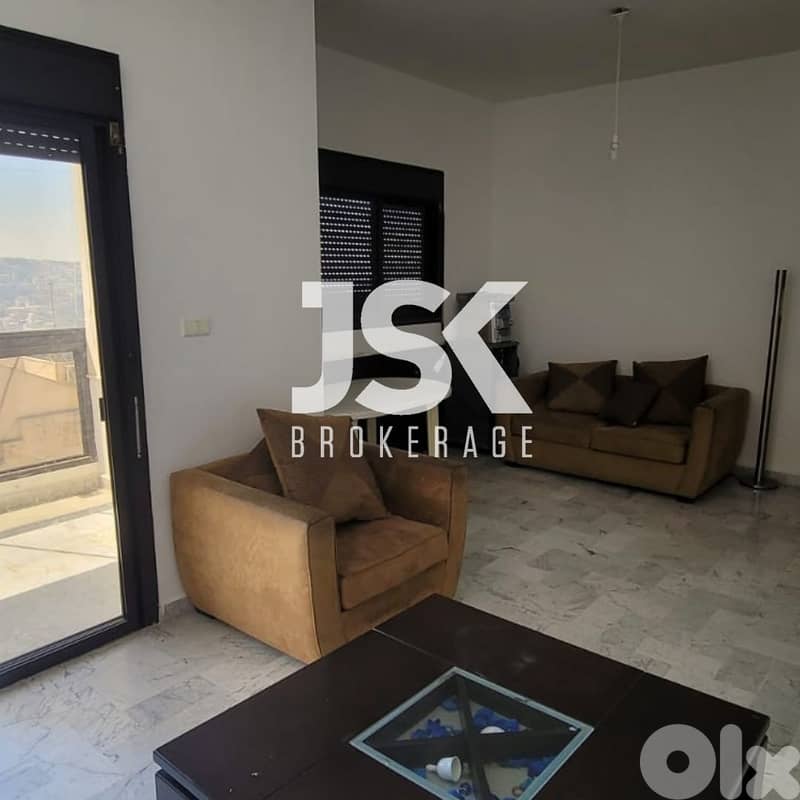 L19160 - Apartment With Mountain and Sea View For Sale in Jeita 0