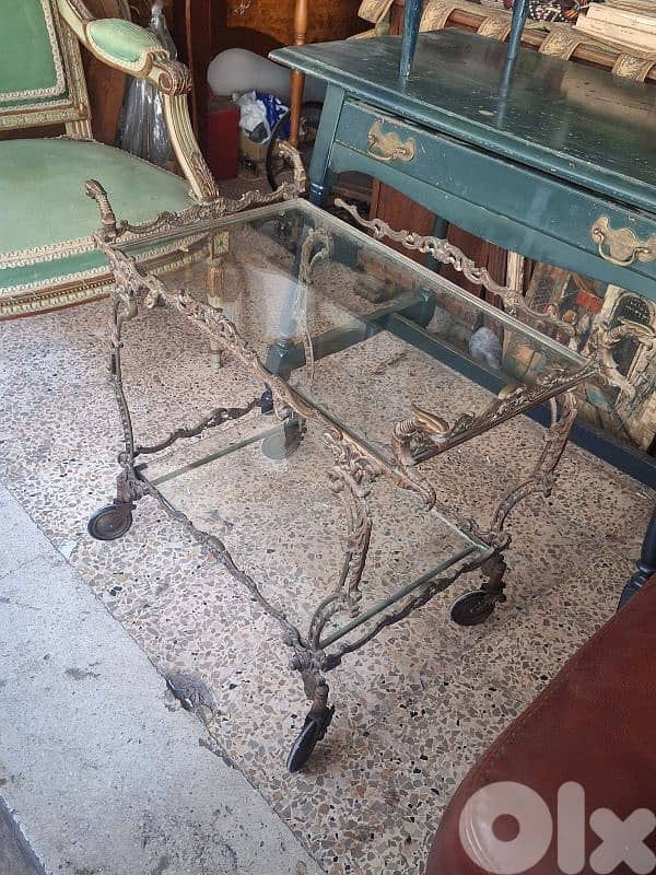 bronze drink cart trolley 2