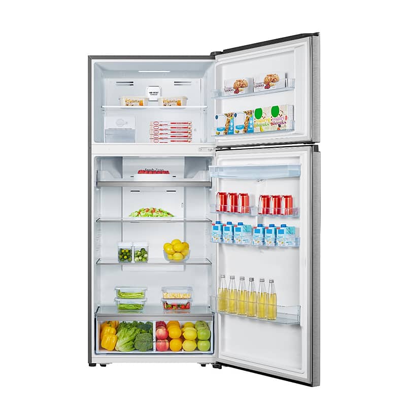 HISENSE 25 CF Refrigerator 2 Doors Top Mount Inox 1
