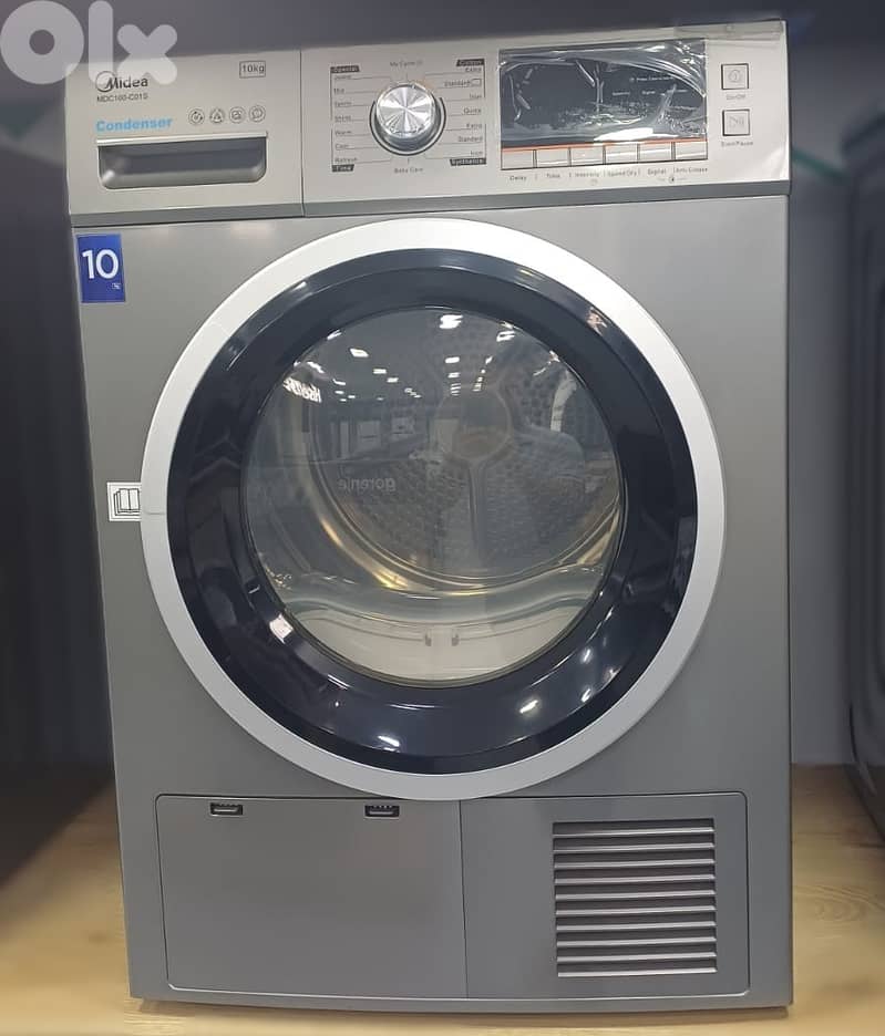MIDEA DryerCondenser 10KG Progs (16) Silver 0