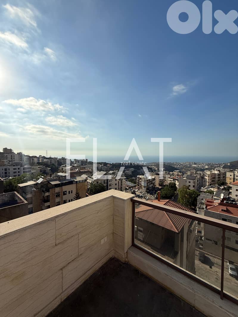 Duplex for Sale in Elyssar with Sea View دوبلكس للبيع في اليسار 0