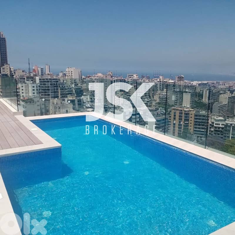 L18746 -Penthouse with Private Pool For Sale in Achrafieh, Sioufi 0