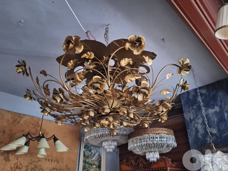 large 1970 ceiling light chandelier 0