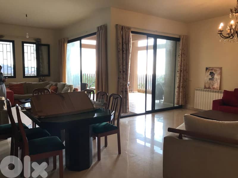 OPEN VIEW APARTMENT FOR RENT IN ROUMIEH WITH TERRACE, (ROR-106) 0