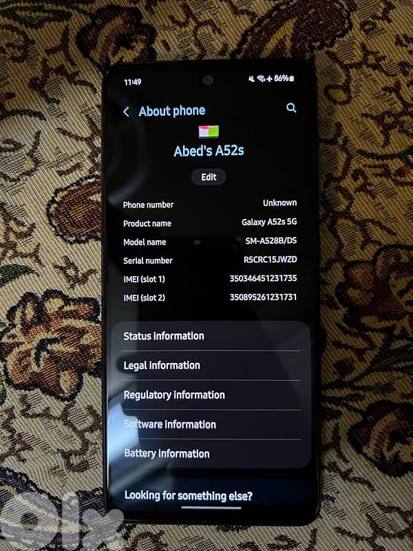 a 52s 5G 4