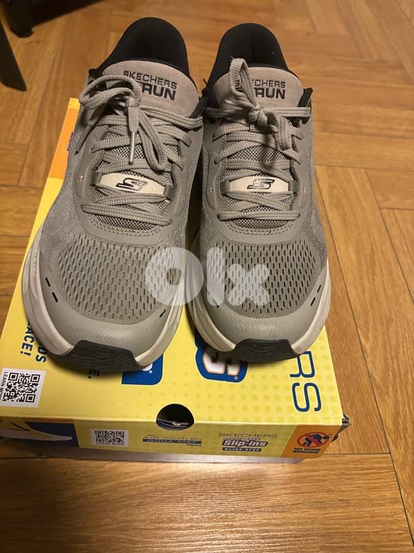 Sketchers Slip-Ins Original Grey/Khaki 1