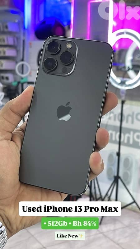 iphone 13 pro max 512G black 0
