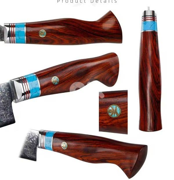 Professional Damascus japanese chef knife / knife sharpener whetstone 2