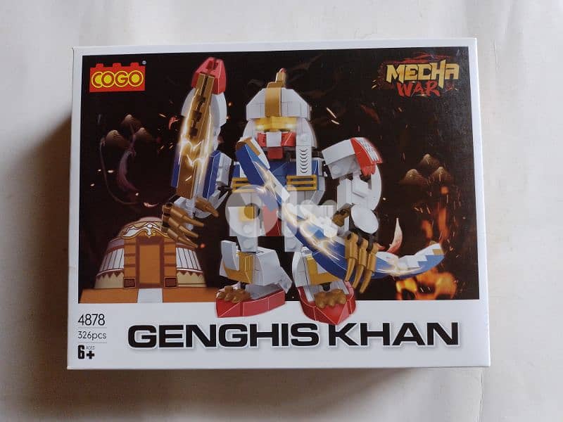 lego robot genghis khan 326 pieces 0