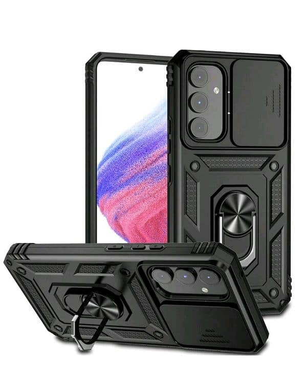 Anti-Fall magnetic case with kickstand available for all phones. 3