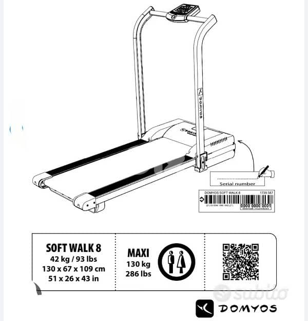 very good condition Treadmill sports 1