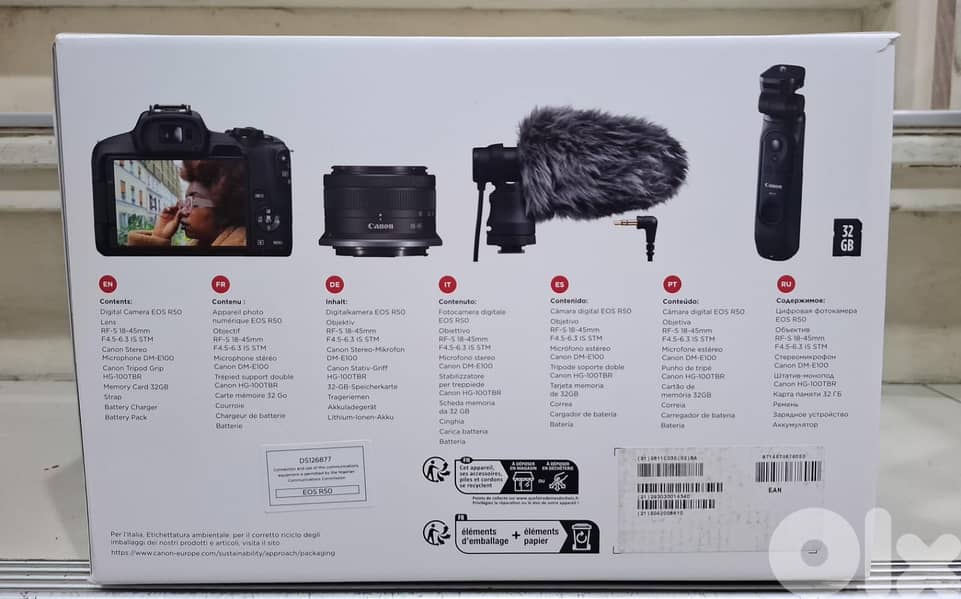 CANON Camera EOS R50 Content Creator Kit 0