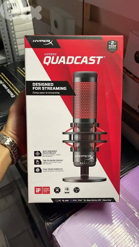 Hyperx Quadcast designed for streaming 0