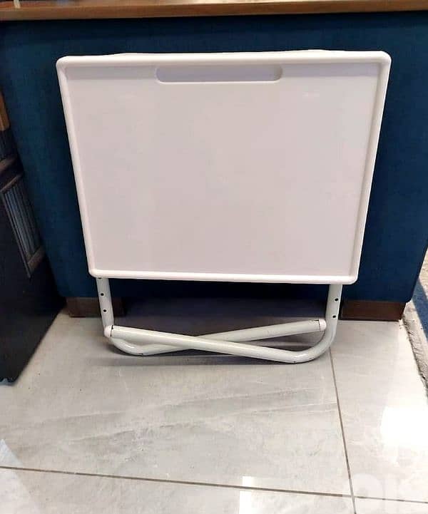 طاولة دراسة وطعام لشخص واحد اللون ابيض 2