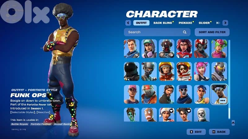 Fortnite stacked og acc 0