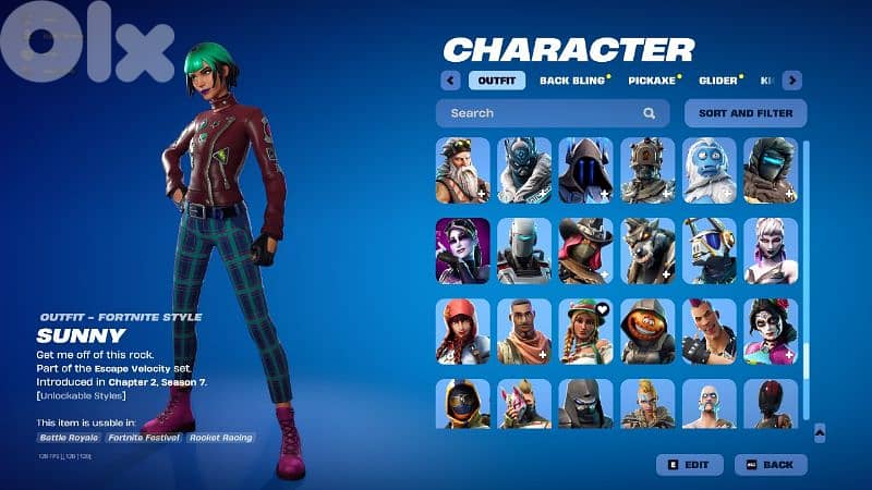 Fortnite stacked og acc 2