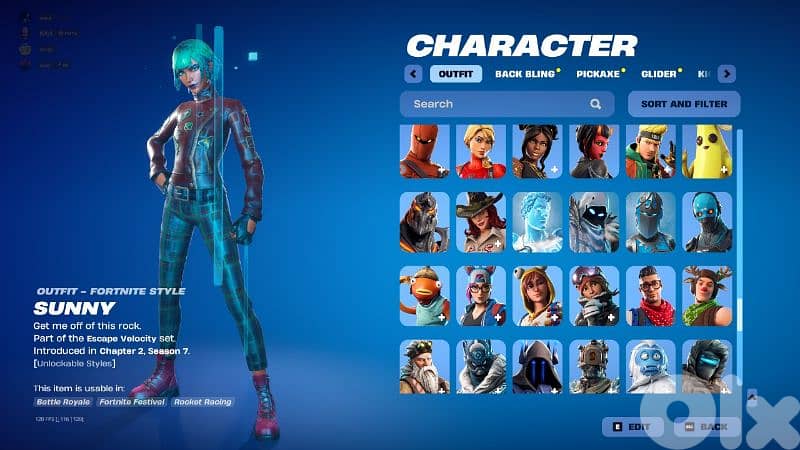 Fortnite stacked og acc 3