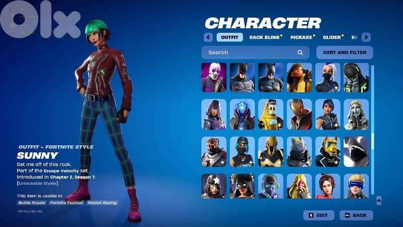 Fortnite stacked og acc 5
