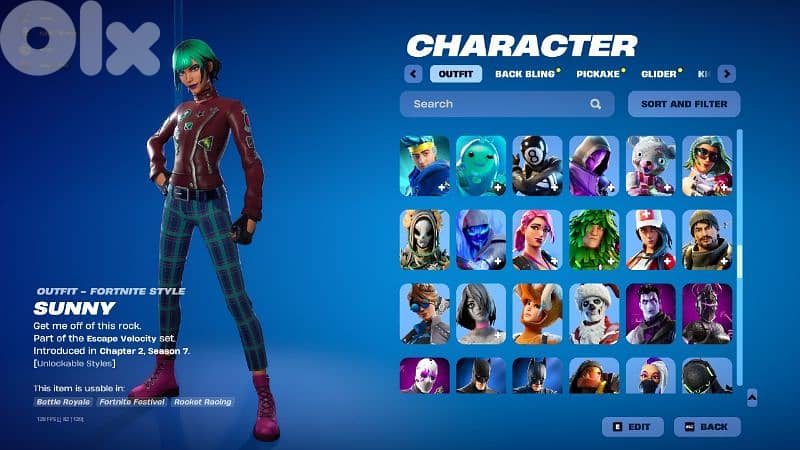 Fortnite stacked og acc 6