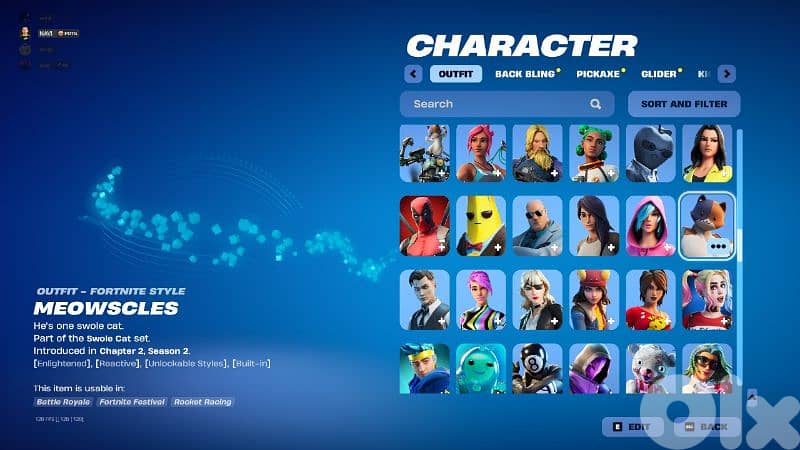 Fortnite stacked og acc 7