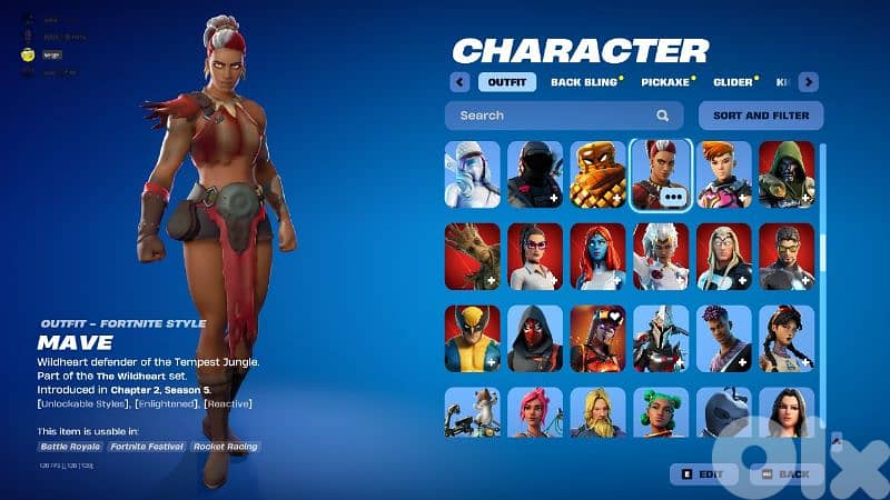 Fortnite stacked og acc 8