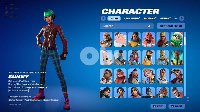 Fortnite stacked og acc 10