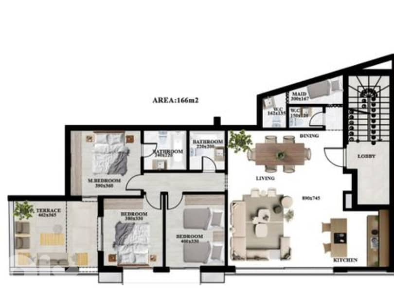 Luxurious Apartment for Sale in Hazmieh 0