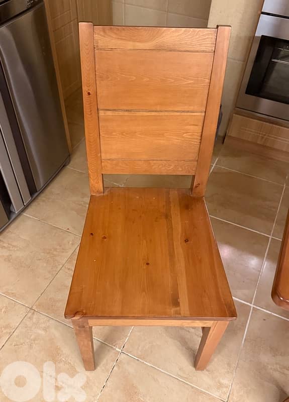 Swedish wood dining table 1