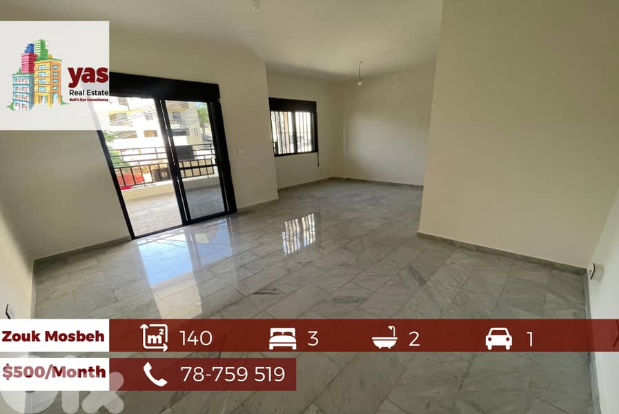 Zouk Mosbeh 140m2  Rent | Well Maintained | Calm Area | JA 0