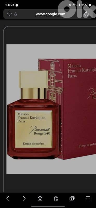 Baccarat rouge perfue 0