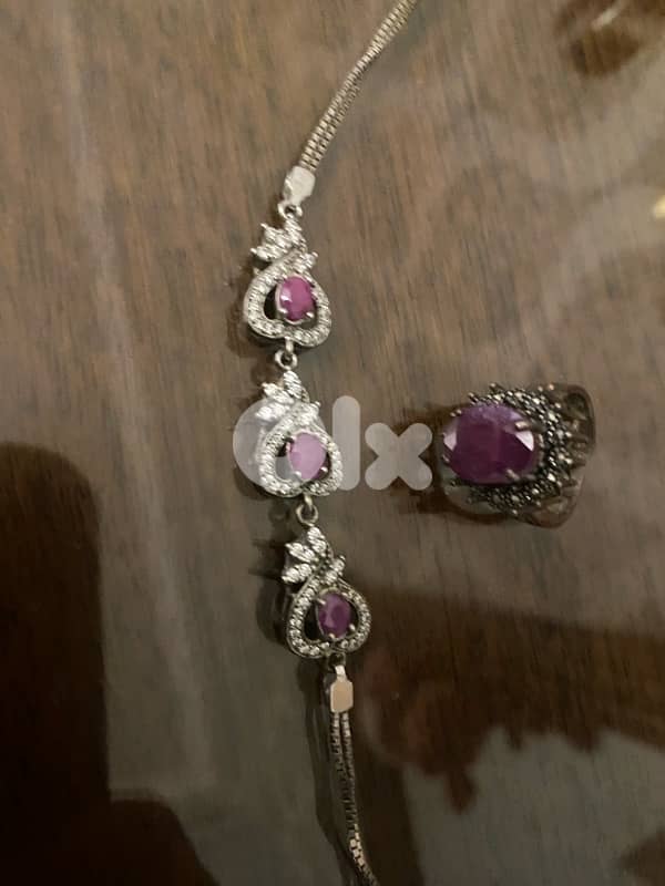 never worn silver and rubby both for 30$ 0