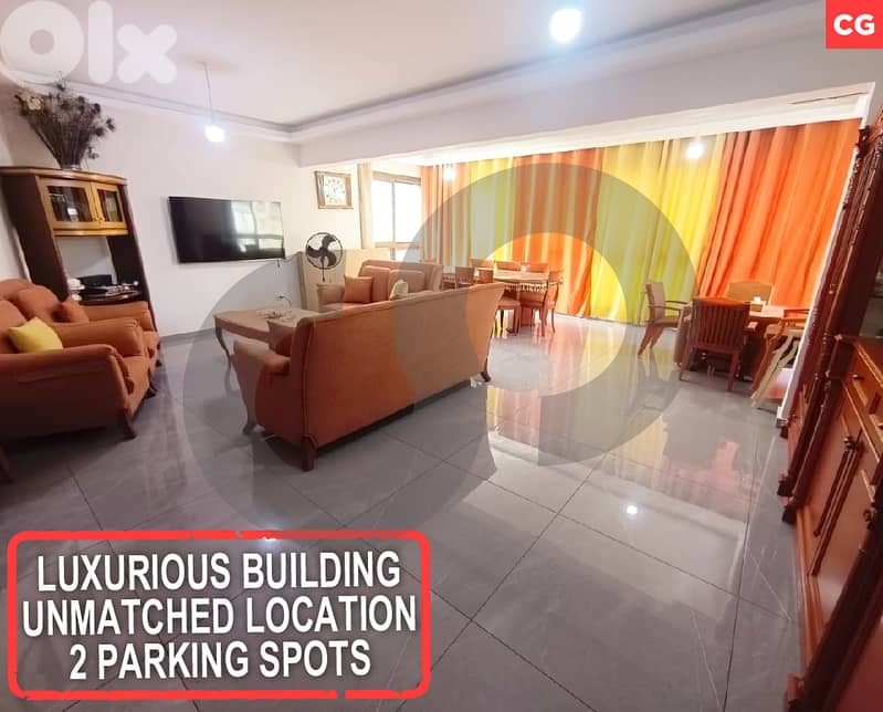Spacious, in a Luxurious Bldg in Ain El Remmaneh REF#CG126077 0