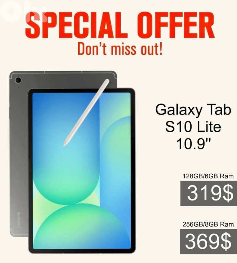 Samsung Galaxy Tab S10 Lite 10.9" 0