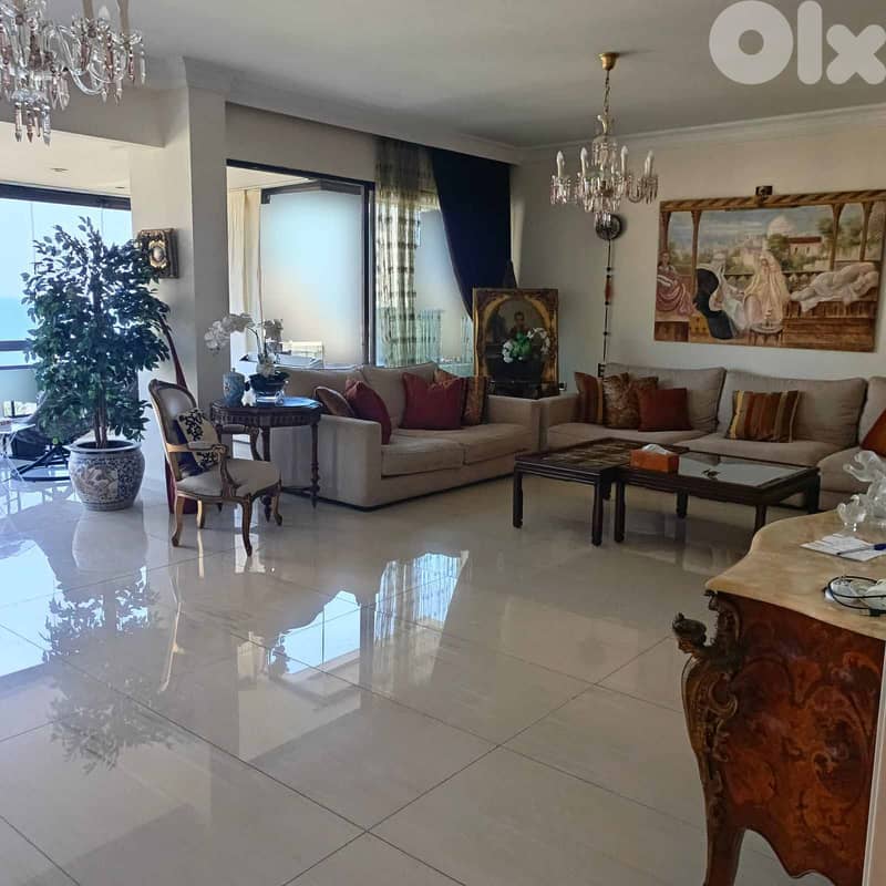 FULLY FURNISHED APT IN MANARA / OPEN SEA VIEW / 4 BEDROOMS (JNR-426) 0