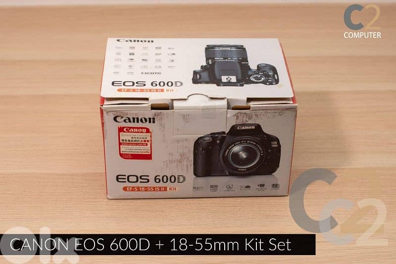 Canon EOS 600D DSLR Camera with 18-55mm Kit 0