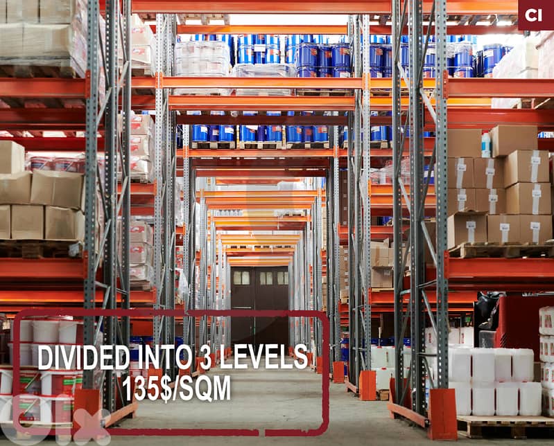 For Sale: Warehouse in Zouk Mikael REF#CI126095 0