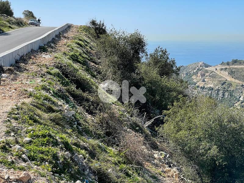 Land in Ghadras with Panoramic Sea and Mountain Views 0