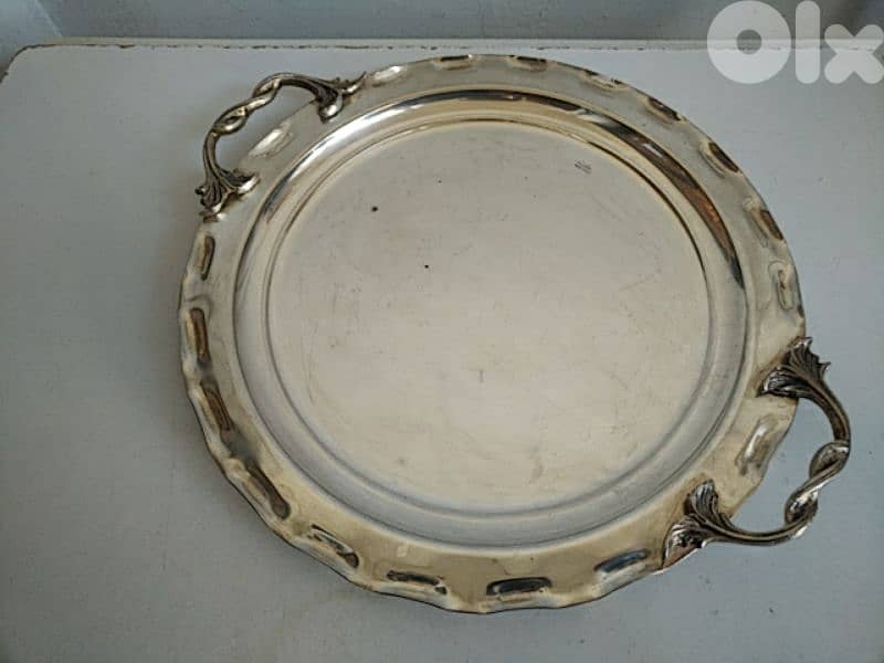 Old silverplated plate - Not Negotiable 0