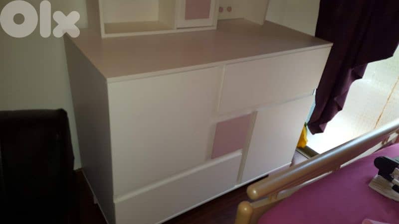 Closet,  dresser and shelf 1