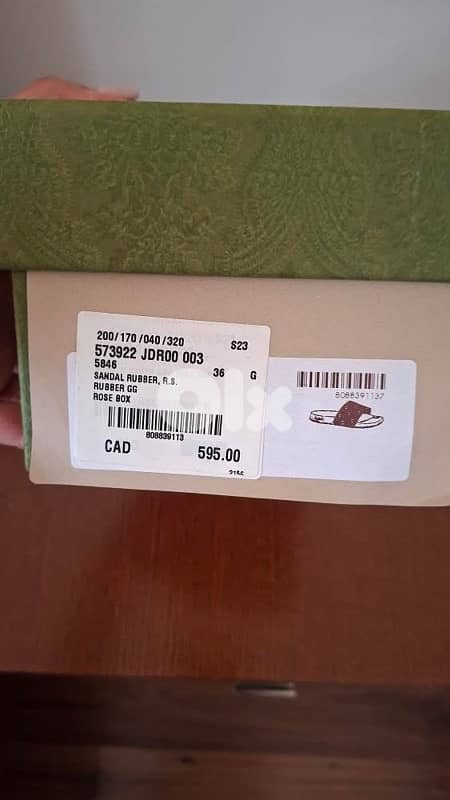 GUCCI SLIDES SIZE 36 5