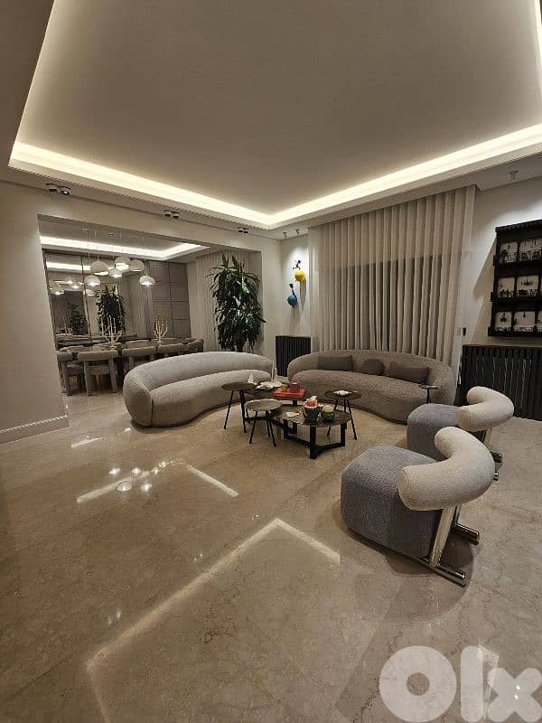 curved couched salon 0