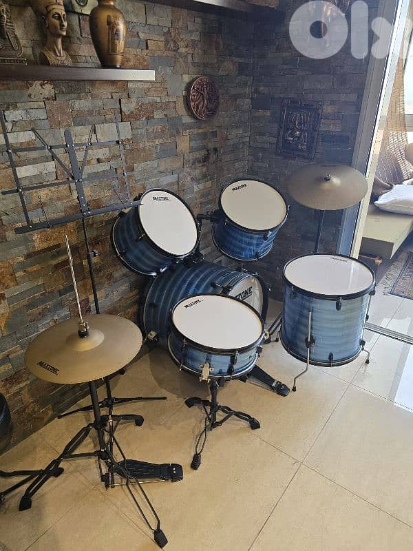 drums set for sale 9 pcs 1