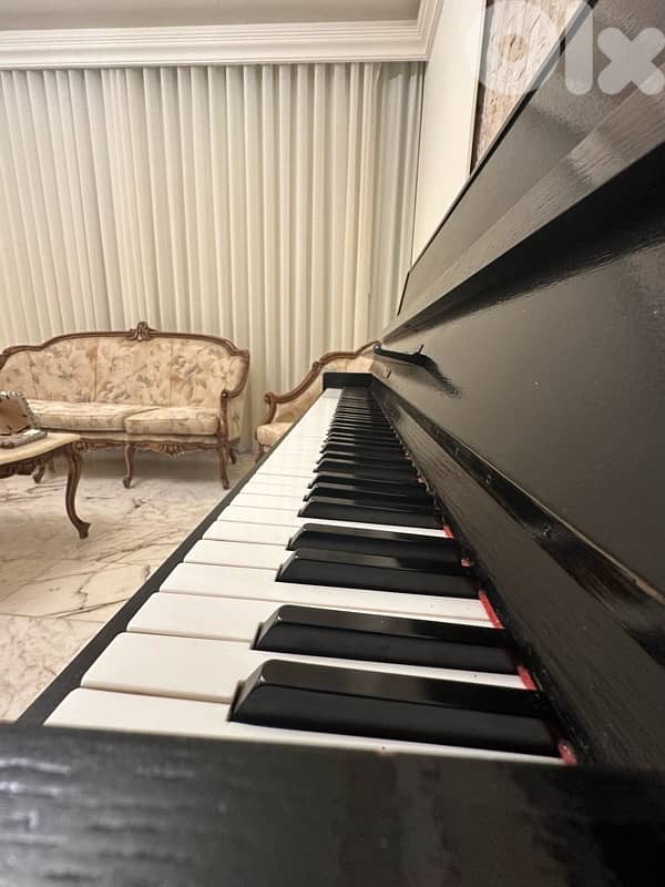 Hellas Upright Piano – Black, Excellent Condition 3
