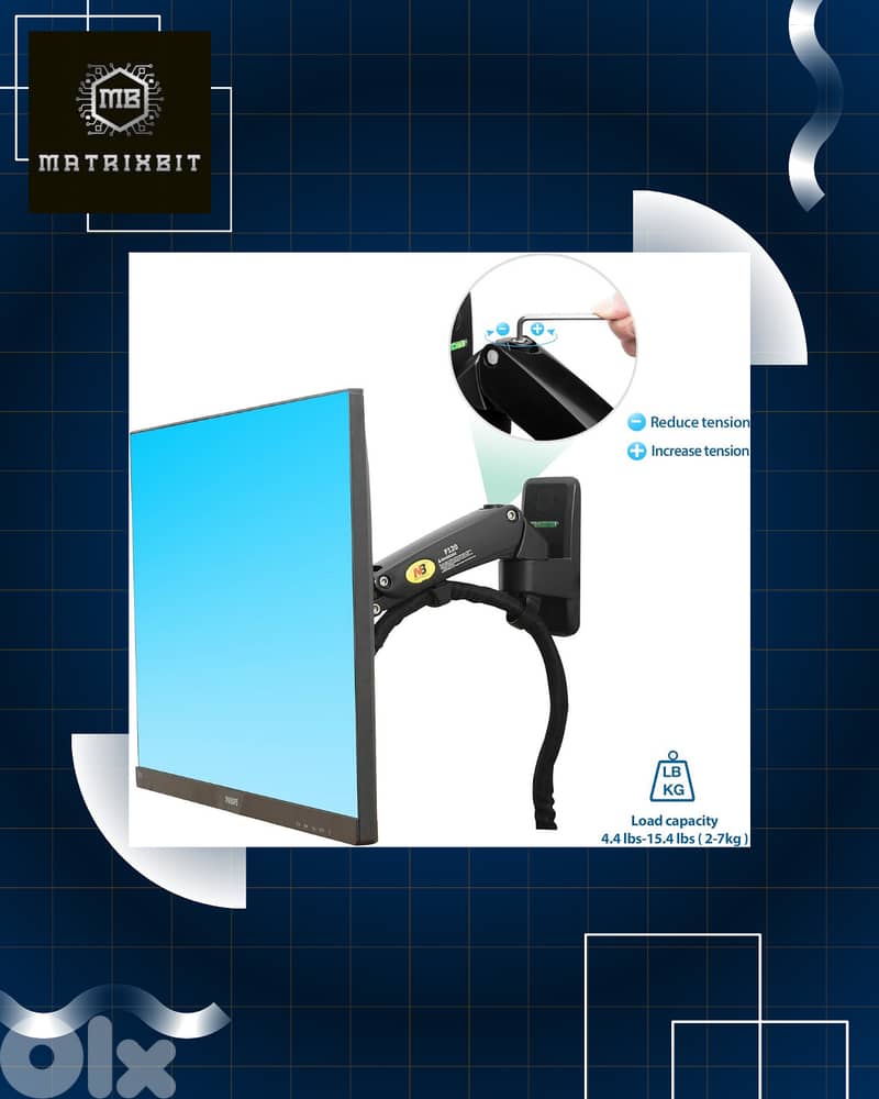 Wall Mount Bracket Arm for LED/LCD TVs and monitors 0
