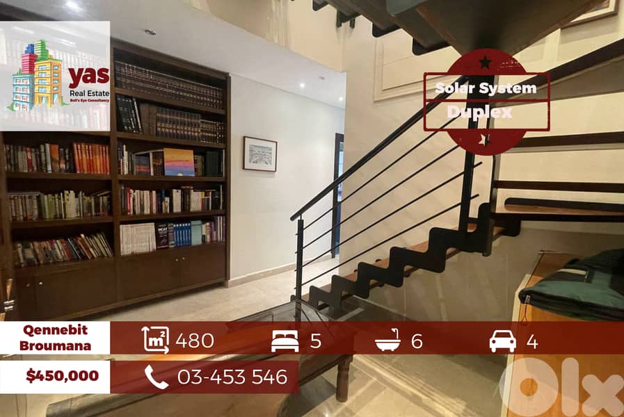 Qennebit Broumana 480m2 | Terrace | Prime Location | Calm | View | OH 0